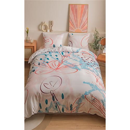 3-Piece Duvet Cover Set Hotel Bedding Sets Comforter Cover with Soft Lightweight Microfiber Include 1 Duvet Cover 2 Pillowcases for Double/Queen/King(1 Pillowcase for Twin/Single)
3-Piece Duvet Cover Set Hotel Bedding Sets Comforter Cover with Soft Lightweight Microfiber Include 1 Duvet Cover 2 Pillowcases for Double/Queen/King(1 Pillowcase for Twin/Single)