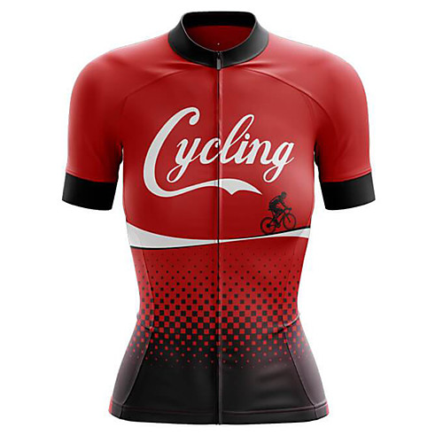 21Grams Women's Short Sleeve Cycling Jersey Summer Spandex Black / Red Gradient Bike Top Mountain Bike MTB Road Bike Cycling Sports Clothing Apparel / Stretchy / Athleisure
21Grams Women's Short Sleeve Cycling Jersey Summer Spandex Black / Red Gradient Bike Top Mountain Bike MTB Road Bike Cycling Sports Clothing Apparel / Stretchy / Athleisure