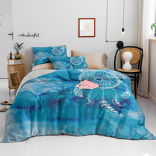 3-Piece Duvet Cover Set Hotel Bedding Sets Comforter Cover with Soft Lightweight Microfiber Include 1 Duvet Cover 2 Pillowcases for Double/Queen/King(1 Pillowcase for Twin/Single)
3-Piece Duvet Cover Set Hotel Bedding Sets Comforter Cover with Soft Lightweight Microfiber Include 1 Duvet Cover 2 Pillowcases for Double/Queen/King(1 Pillowcase for Twin/Single)