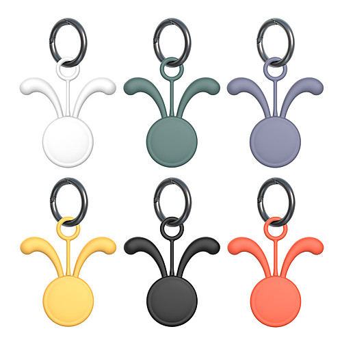 Silicone Protector Cover With Keychain For AirTags Shockproof Anti-Scratch Anti-Fall Sleeve Protective Case Shell For AirTag
Silicone Protector Cover With Keychain For AirTags Shockproof Anti-Scratch Anti-Fall Sleeve Protective Case Shell For AirTag