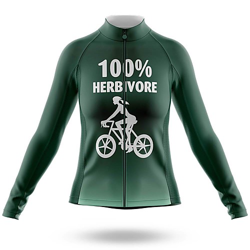 21Grams Women's Long Sleeve Cycling Jersey Spandex Green Bike Top Mountain Bike MTB Road Bike Cycling Quick Dry Moisture Wicking Sports Clothing Apparel / Stretchy / Athleisure
21Grams Women's Long Sleeve Cycling Jersey Spandex Green Bike Top Mountain Bike MTB Road Bike Cycling Quick Dry Moisture Wicking Sports Clothing Apparel / Stretchy / Athleisure