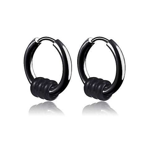 Men's Earrings Classic Holiday Birthday Stylish Simple Stainless Steel Earrings Jewelry Silver / White / Black For Street Formal Date Festival 1pc
Men's Earrings Classic Holiday Birthday Stylish Simple Stainless Steel Earrings Jewelry Silver / White / Black For Street Formal Date Festival 1pc