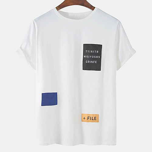 Men's Unisex Tee T shirt Hot Stamping Graphic Prints Letter Plus Size Print Short Sleeve Casual Tops Cotton Basic Designer Big and Tall White Black
Men's Unisex Tee T shirt Hot Stamping Graphic Prints Letter Plus Size Print Short Sleeve Casual Tops Cotton Basic Designer Big and Tall White Black