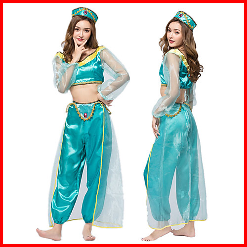 Princess Cosplay Costume Outfits Women's Movie Cosplay Cosplay Halloween Green Top Pants Headwear Halloween Carnival Masquerade Polyester
Princess Cosplay Costume Outfits Women's Movie Cosplay Cosplay Halloween Green Top Pants Headwear Halloween Carnival Masquerade Polyester