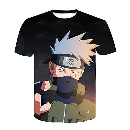 Inspired by Naruto Hatake Kakashi Anime Cartoon Polyester / Cotton Blend 3D 3D Harajuku Graphic T-shirt For Women's / Men's
Inspired by Naruto Hatake Kakashi Anime Cartoon Polyester / Cotton Blend 3D 3D Harajuku Graphic T-shirt For Women's / Men's