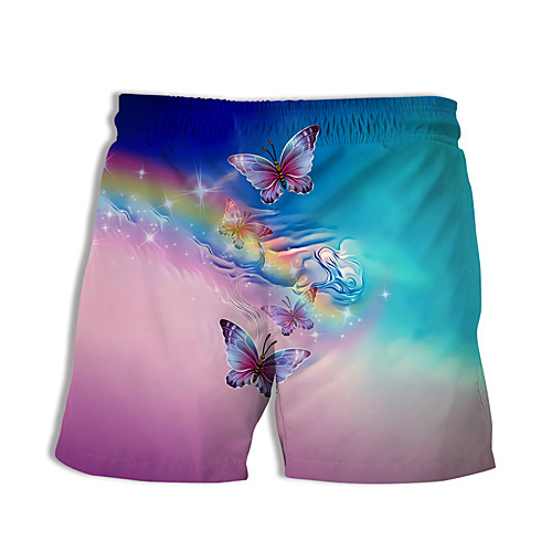Men's Casual Designer Quick Dry Breathable Beach Swimming Pool Bermuda shorts Board Shorts Pants Rainbow Butterfly Graphic Prints Short 3D Print Drawstring Elastic Waist Rainbow / Summer / Elasticity
Men's Casual Designer Quick Dry Breathable Beach Swimming Pool Bermuda shorts Board Shorts Pants Rainbow Butterfly Graphic Prints Short 3D Print Drawstring Elastic Waist Rainbow / Summer / Elasticity