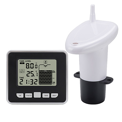 TS-FT002 Ultrasonic Water Tank Level Meter Liquid Depth Level Meter Sensor with Temperature Display Water Level Gauge Time Alarm
TS-FT002 Ultrasonic Water Tank Level Meter Liquid Depth Level Meter Sensor with Temperature Display Water Level Gauge Time Alarm