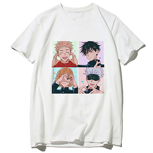 Inspired by Jujutsu Kaisen Cosplay Anime Cartoon Polyester / Cotton Blend Print Harajuku Graphic Kawaii T-shirt For Women's / Men's
Inspired by Jujutsu Kaisen Cosplay Anime Cartoon Polyester / Cotton Blend Print Harajuku Graphic Kawaii T-shirt For Women's / Men's