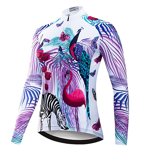 21Grams Women's Long Sleeve Cycling Jersey Spandex Purple Floral Botanical Animal Bike Top Mountain Bike MTB Road Bike Cycling Sports Clothing Apparel / Stretchy / Athleisure
21Grams Women's Long Sleeve Cycling Jersey Spandex Purple Floral Botanical Animal Bike Top Mountain Bike MTB Road Bike Cycling Sports Clothing Apparel / Stretchy / Athleisure