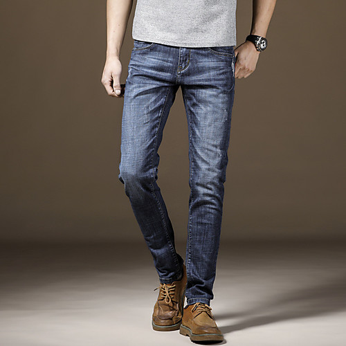 Men's Stylish Sporty Casual / Sporty Streetwear Comfort Daily Sports Pants Jeans Trousers Pants Solid Color Full Length Pocket Blue
Men's Stylish Sporty Casual / Sporty Streetwear Comfort Daily Sports Pants Jeans Trousers Pants Solid Color Full Length Pocket Blue