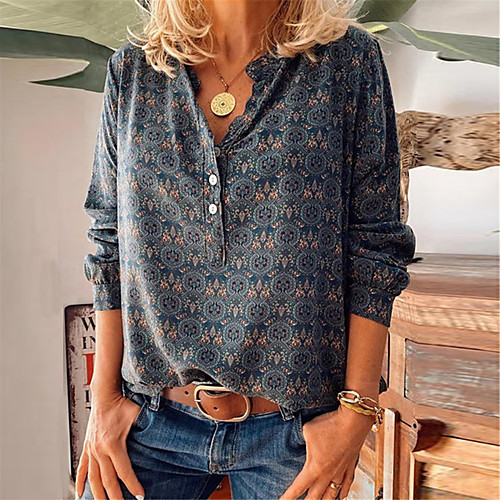 Women's Plus Size Tops Blouse Shirt Graphic Print Long Sleeve V Neck Fall Summer Blue Purple Wine Big Size XL XXL 3XL 4XL 5XL
Women's Plus Size Tops Blouse Shirt Graphic Print Long Sleeve V Neck Fall Summer Blue Purple Wine Big Size XL XXL 3XL 4XL 5XL