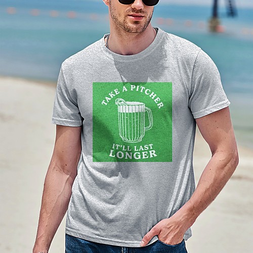 Men's Tee T shirt Hot Stamping Graphic Prints Wine Glass Plus Size Print Short Sleeve Casual Tops Cotton Basic Designer Big and Tall White Gray
Men's Tee T shirt Hot Stamping Graphic Prints Wine Glass Plus Size Print Short Sleeve Casual Tops Cotton Basic Designer Big and Tall White Gray