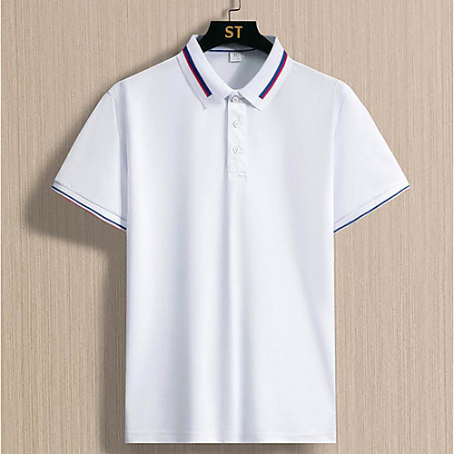 Men's Golf Shirt Tennis Shirt Solid Colored Short Sleeve Casual Tops Business Simple Yellow Blushing Pink Green
Men's Golf Shirt Tennis Shirt Solid Colored Short Sleeve Casual Tops Business Simple Yellow Blushing Pink Green