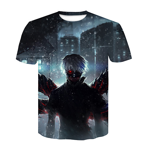 Inspired by Tokyo Ghoul Cosplay Anime Cartoon 100% Polyester 3D Harajuku Graphic Kawaii T-shirt For Women's / Men's
Inspired by Tokyo Ghoul Cosplay Anime Cartoon 100% Polyester 3D Harajuku Graphic Kawaii T-shirt For Women's / Men's