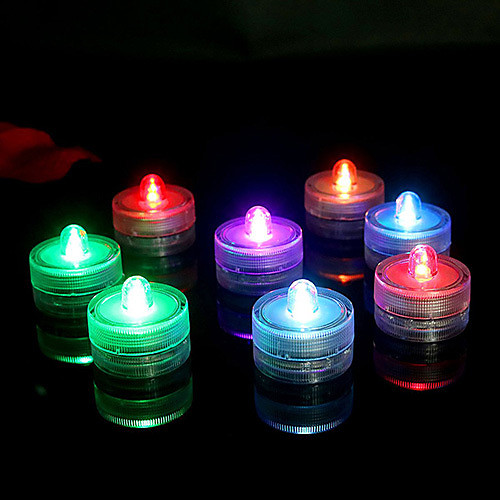 10pcs LED Colorful Candle Round Waterproof Underwater Light Outdoor Battery Submersible Light For Wedding Tub Pond Pool Bathtub Aquarium Party Vase Decoration
10pcs LED Colorful Candle Round Waterproof Underwater Light Outdoor Battery Submersible Light For Wedding Tub Pond Pool Bathtub Aquarium Party Vase Decoration