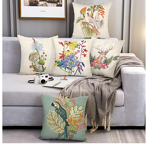 Double Side Cushion Cover 5PC Soft Decorative Square Throw Pillow Cover Cushion Case Pillowcase for Sofa Bedroom Superior Quality Machine Washable Outdoor Cushion for Sofa Couch Bed Chair
Double Side Cushion Cover 5PC Soft Decorative Square Throw Pillow Cover Cushion Case Pillowcase for Sofa Bedroom Superior Quality Machine Washable Outdoor Cushion for Sofa Couch Bed Chair