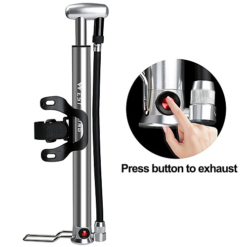 Mini Bike Pump Mini Bike Pump With Gauge Inflated For Road Bike Mountain Bike MTB Folding Bike Recreational Cycling Cycling Bicycle Aluminum Alloy Silver
Mini Bike Pump Mini Bike Pump With Gauge Inflated For Road Bike Mountain Bike MTB Folding Bike Recreational Cycling Cycling Bicycle Aluminum Alloy Silver