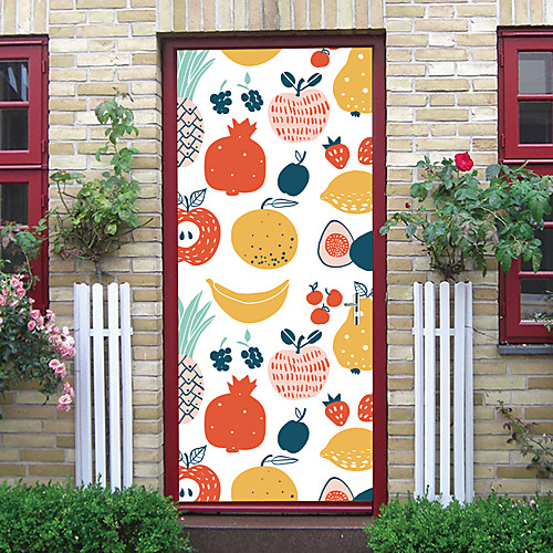 2pcs Self-adhesive Creative Color Fruit Door Stickers For Living Room Diy Decorative Home Waterproof Wall Stickers
2pcs Self-adhesive Creative Color Fruit Door Stickers For Living Room Diy Decorative Home Waterproof Wall Stickers