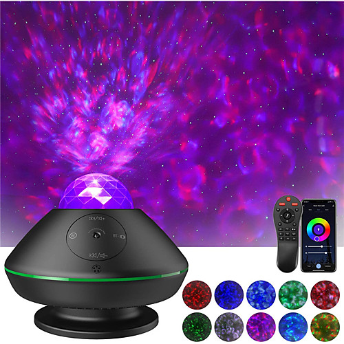 Star Projector with LED Ocean Wave Galaxy Light Projector with Remote Control WiFi Smart App Bluetooth Music Speaker Night Light Baby Projector for Bedroom Ceiling Home Theater
Star Projector with LED Ocean Wave Galaxy Light Projector with Remote Control WiFi Smart App Bluetooth Music Speaker Night Light Baby Projector for Bedroom Ceiling Home Theater