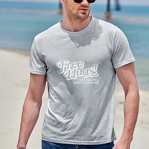 Men's Tee T shirt Hot Stamping Graphic Prints Letter Plus Size Print Short Sleeve Casual Tops Cotton Basic Designer Big and Tall Black Gray
Men's Tee T shirt Hot Stamping Graphic Prints Letter Plus Size Print Short Sleeve Casual Tops Cotton Basic Designer Big and Tall Black Gray