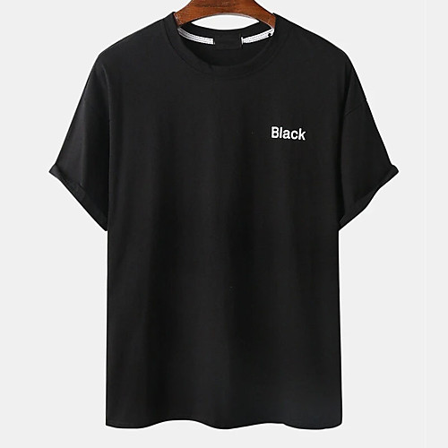 Men's Unisex Tee T shirt Hot Stamping Graphic Prints Letter Plus Size Print Short Sleeve Casual Tops Cotton Basic Designer Big and Tall White Black
Men's Unisex Tee T shirt Hot Stamping Graphic Prints Letter Plus Size Print Short Sleeve Casual Tops Cotton Basic Designer Big and Tall White Black