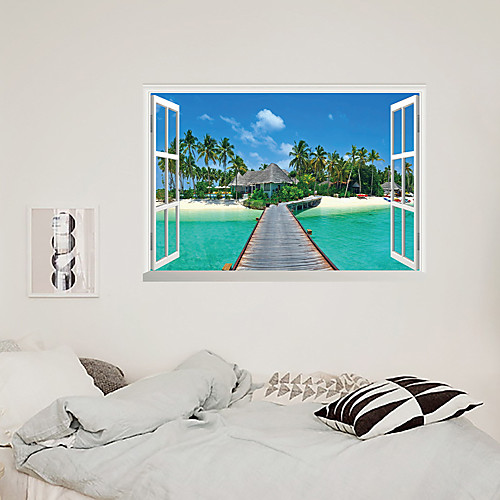 3D False Window Coconut Tree Beach Home Children's Room Background Decoration Can Be Removed Stickers
3D False Window Coconut Tree Beach Home Children's Room Background Decoration Can Be Removed Stickers