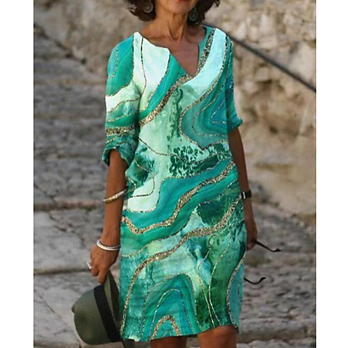 Women's T Shirt Dress Tee Dress Knee Length Dress Green Short Sleeve Print Spring Summer Casual 2021 S M L XL XXL XXXL
Women's T Shirt Dress Tee Dress Knee Length Dress Green Short Sleeve Print Spring Summer Casual 2021 S M L XL XXL XXXL