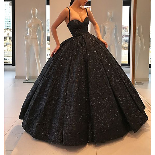 Ball Gown Glittering Sparkle Engagement Formal Evening Dress Sweetheart Neckline Spaghetti Strap Sleeveless Sweep / Brush Train Sequined with Sequin 2021
Ball Gown Glittering Sparkle Engagement Formal Evening Dress Sweetheart Neckline Spaghetti Strap Sleeveless Sweep / Brush Train Sequined with Sequin 2021
