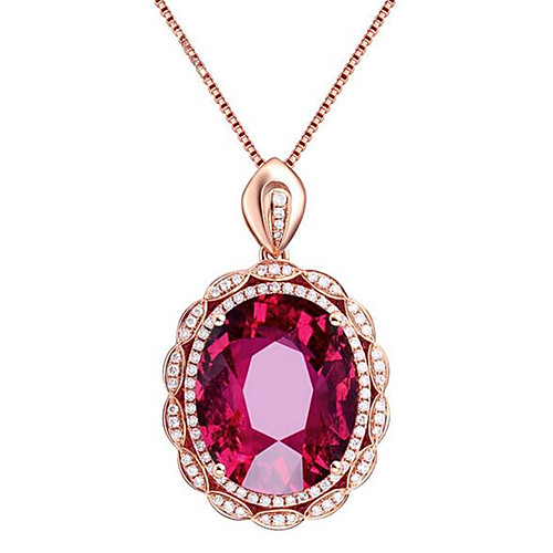 Women's Crystal Pendant Necklace Charm Necklace Pave Precious Fashion Crystal Zircon Copper White Red 45 cm Necklace Jewelry 1pc For Christmas Wedding Party Evening Street Gift / Gold Plated
Women's Crystal Pendant Necklace Charm Necklace Pave Precious Fashion Crystal Zircon Copper White Red 45 cm Necklace Jewelry 1pc For Christmas Wedding Party Evening Street Gift / Gold Plated