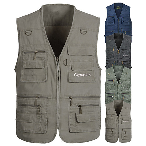 Men's Fishing Vest with Multi Pockets Work Vest Outdoor Utility Breathable Vest for Fishing Camping / Hiking / Caving Traveling Photo Journalist
Men's Fishing Vest with Multi Pockets Work Vest Outdoor Utility Breathable Vest for Fishing Camping / Hiking / Caving Traveling Photo Journalist