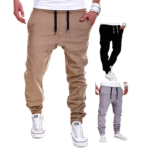 Men's Casual / Sporty Breathable Sports Sport Casual Chinos Sweatpants Pants Solid Color Full Length Pocket Elastic Drawstring Design Black Khaki Royal Blue Navy Blue Gray
Men's Casual / Sporty Breathable Sports Sport Casual Chinos Sweatpants Pants Solid Color Full Length Pocket Elastic Drawstring Design Black Khaki Royal Blue Navy Blue Gray