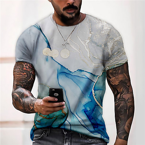 Men's Tee T shirt Shirt 3D Print Abstract Graphic Prints Print Short Sleeve Daily Tops Casual Designer Big and Tall Gray
Men's Tee T shirt Shirt 3D Print Abstract Graphic Prints Print Short Sleeve Daily Tops Casual Designer Big and Tall Gray