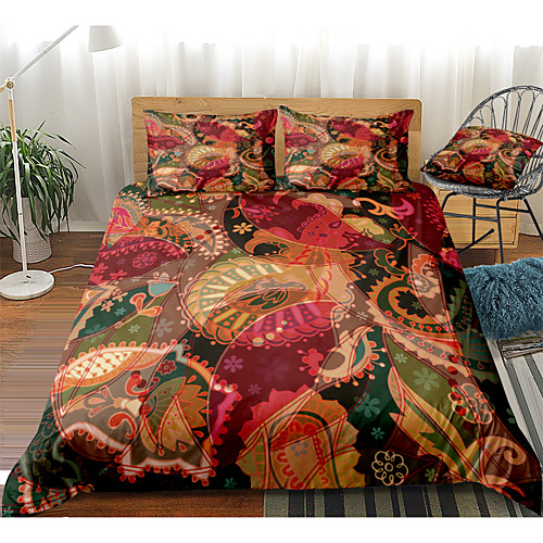 Duvet Cover Sets 3 Piece Rayon / Polyester 3D Rainbow Reactive Print Bohemian Style
Duvet Cover Sets 3 Piece Rayon / Polyester 3D Rainbow Reactive Print Bohemian Style