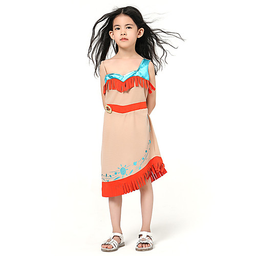 American Indian Dress Kid's Girls' Halloween Halloween Halloween Children's Day Festival / Holiday Terylene Beige Easy Carnival Costumes Solid Color
American Indian Dress Kid's Girls' Halloween Halloween Halloween Children's Day Festival / Holiday Terylene Beige Easy Carnival Costumes Solid Color
