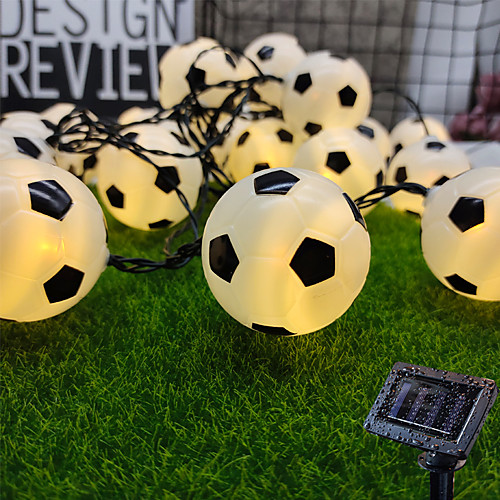Outdoor Solar LED Football String Lights Euro Cup 6.5M 30LEDs Waterproof 5M 20LEDs World Cup DIY Football Fairy Light Bar KTV Club Party Garden Outdoor Decoration
Outdoor Solar LED Football String Lights Euro Cup 6.5M 30LEDs Waterproof 5M 20LEDs World Cup DIY Football Fairy Light Bar KTV Club Party Garden Outdoor Decoration