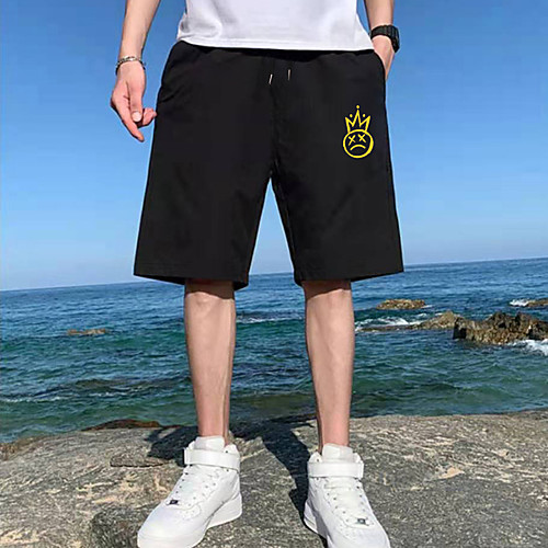 Men's Shorts Sports Casual Daily Shorts Pants Cartoon Graphic Short Drawstring Pocket Print Black
Men's Shorts Sports Casual Daily Shorts Pants Cartoon Graphic Short Drawstring Pocket Print Black