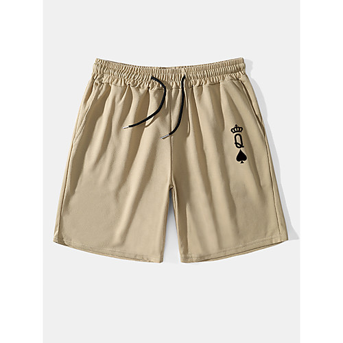 Men's Casual / Sporty Streetwear Comfort Breathable Soft Daily Weekend Chinos Shorts Pants Graphic Prints Poker Above Knee Drawstring Pocket Elastic Waist Black Khaki
Men's Casual / Sporty Streetwear Comfort Breathable Soft Daily Weekend Chinos Shorts Pants Graphic Prints Poker Above Knee Drawstring Pocket Elastic Waist Black Khaki
