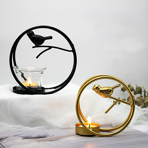 Candleholder Northern Europe Birdcage Candlestick Circular Simple Home Decoration Iron Candlestick Ornaments
Candleholder Northern Europe Birdcage Candlestick Circular Simple Home Decoration Iron Candlestick Ornaments