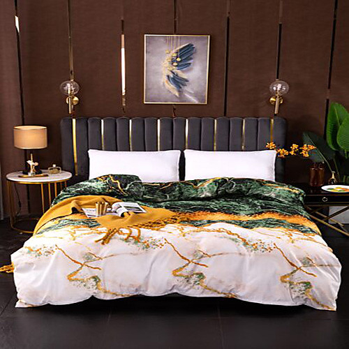 3-Piece Duvet Cover Set Hotel Bedding Sets Comforter Cover with Soft Lightweight Microfiber Include 1 Duvet Cover 2 Pillowcases for Double/Queen/King(1 Pillowcase for Twin/Single)
3-Piece Duvet Cover Set Hotel Bedding Sets Comforter Cover with Soft Lightweight Microfiber Include 1 Duvet Cover 2 Pillowcases for Double/Queen/King(1 Pillowcase for Twin/Single)