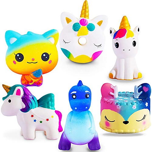 Jumbo Squishies Slow Rising 4 Pack Squishies Animal Newest Unicorn Squishy Toys Party Favors Goodies Bags Class Prize Cream Scented & Kawaii Squishys Stress Relief Toys for Adults Kids
Jumbo Squishies Slow Rising 4 Pack Squishies Animal Newest Unicorn Squishy Toys Party Favors Goodies Bags Class Prize Cream Scented & Kawaii Squishys Stress Relief Toys for Adults Kids