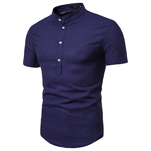 Men's Shirt non-printing Solid Color Short Sleeve Casual Tops Simple Lightweight Comfortable White Red Black
Men's Shirt non-printing Solid Color Short Sleeve Casual Tops Simple Lightweight Comfortable White Red Black