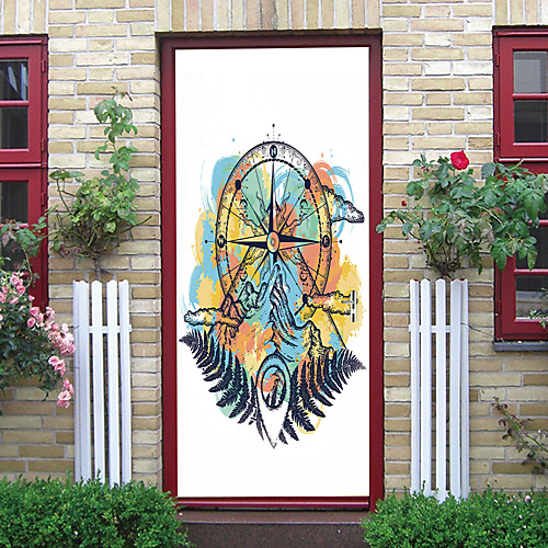 2pcs Self-adhesive Creative Door Stickers Cartoon Pattern Living Room Diy Decoration Home Waterproof Wall Stickers
2pcs Self-adhesive Creative Door Stickers Cartoon Pattern Living Room Diy Decoration Home Waterproof Wall Stickers