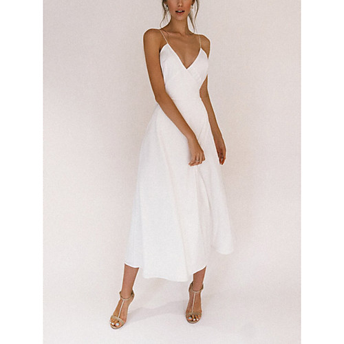 Women's A Line Dress Maxi long Dress White Sleeveless Solid Color Spring Summer Casual 2021 S M L XL XXL
Women's A Line Dress Maxi long Dress White Sleeveless Solid Color Spring Summer Casual 2021 S M L XL XXL