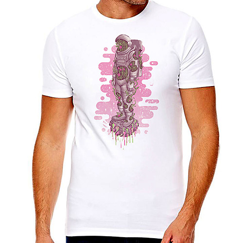 Men's Unisex Tee T shirt Hot Stamping Graphic Prints Astronaut Plus Size Print Short Sleeve Casual Tops Cotton Basic Designer Big and Tall White
Men's Unisex Tee T shirt Hot Stamping Graphic Prints Astronaut Plus Size Print Short Sleeve Casual Tops Cotton Basic Designer Big and Tall White