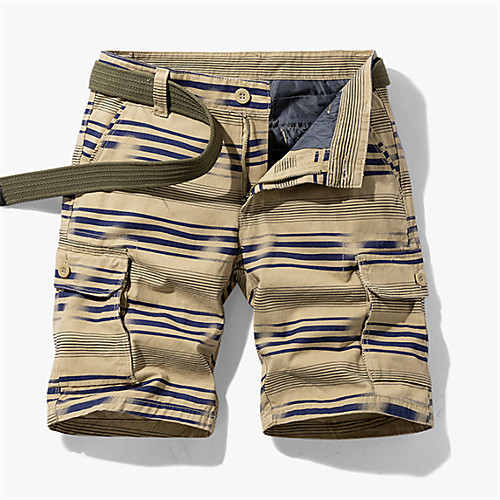 Men's Cargo Shorts Shorts Tactical Cargo Pants Lines / Waves Knee Length Stripe Army Green Black Khaki Dark Blue Gray
Men's Cargo Shorts Shorts Tactical Cargo Pants Lines / Waves Knee Length Stripe Army Green Black Khaki Dark Blue Gray