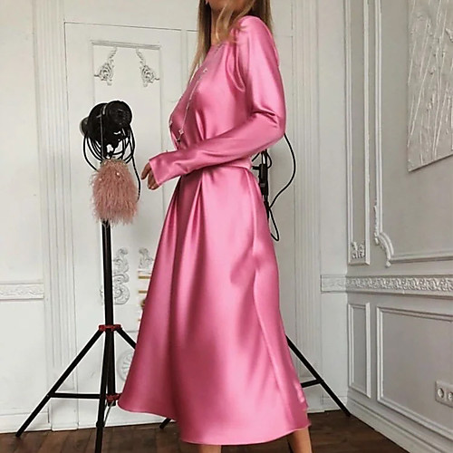 Women's A Line Dress Maxi long Dress Blushing Pink Green Long Sleeve Pattern Summer Casual 2021 S M L XL XXL
Women's A Line Dress Maxi long Dress Blushing Pink Green Long Sleeve Pattern Summer Casual 2021 S M L XL XXL