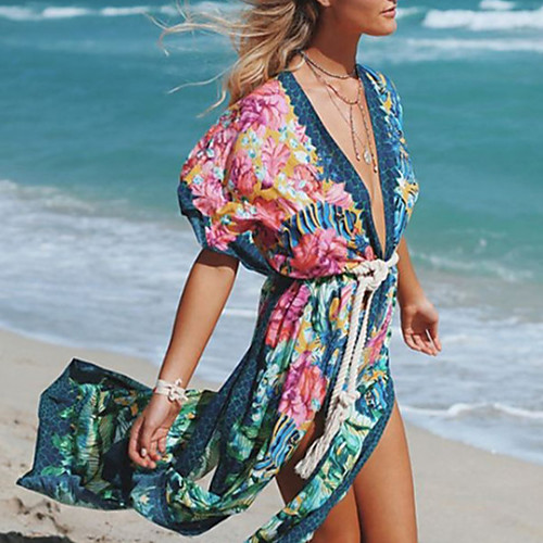 Women's Cover Up Beach Top Swimsuit Photo Color Swimwear Bathing Suits New / Padless
Women's Cover Up Beach Top Swimsuit Photo Color Swimwear Bathing Suits New / Padless