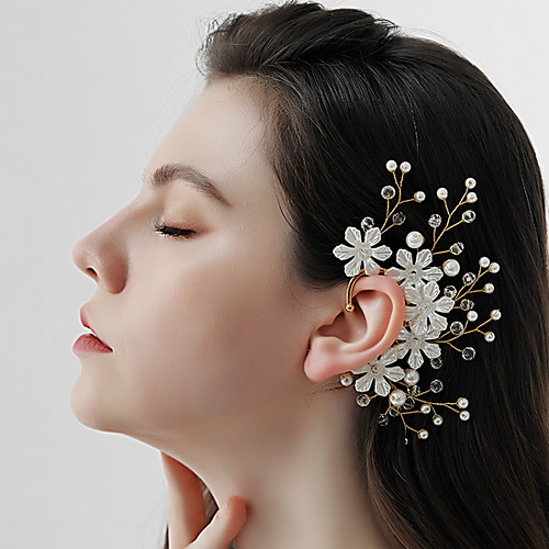 Women's Cubic Zirconia Clip on Earring Beads Flower Imitation Diamond Earrings Jewelry Gold For Wedding 1 Pair
Women's Cubic Zirconia Clip on Earring Beads Flower Imitation Diamond Earrings Jewelry Gold For Wedding 1 Pair