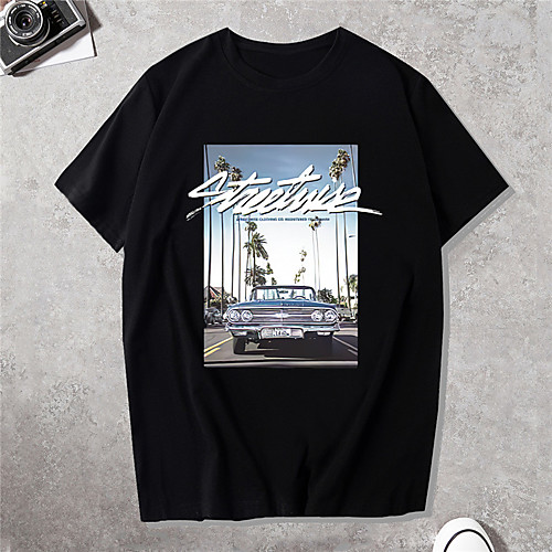 Men's Unisex Tee T shirt Shirt Hot Stamping Graphic Prints Car Plus Size Short Sleeve Casual Tops Cotton Basic Vintage Designer Big and Tall White Black
Men's Unisex Tee T shirt Shirt Hot Stamping Graphic Prints Car Plus Size Short Sleeve Casual Tops Cotton Basic Vintage Designer Big and Tall White Black