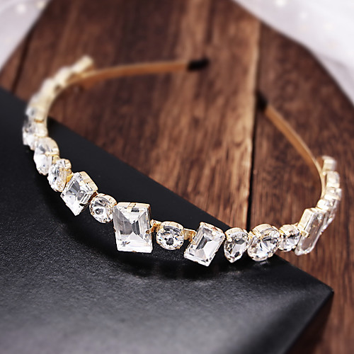 Romantic Sweet Alloy Headbands / Headdress / Headpiece with Crystals / Crystals / Rhinestones 1 PC Wedding / Special Occasion Headpiece
Romantic Sweet Alloy Headbands / Headdress / Headpiece with Crystals / Crystals / Rhinestones 1 PC Wedding / Special Occasion Headpiece